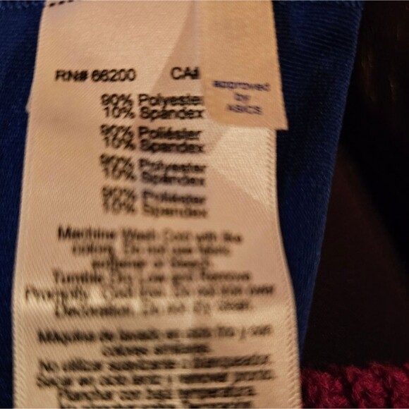 ASICS Ladies Blue Tennis Dress with White Trim. Size M - Picture 4 of 4